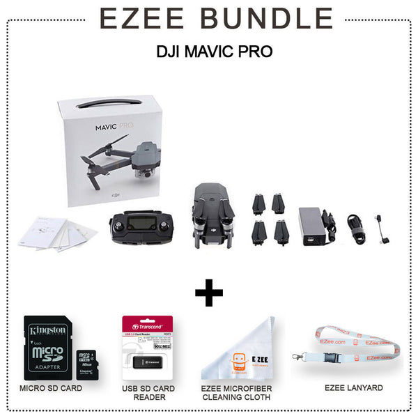 DJI Mavic Pro Fly More Combo More Value - Starter Bundle EZEE