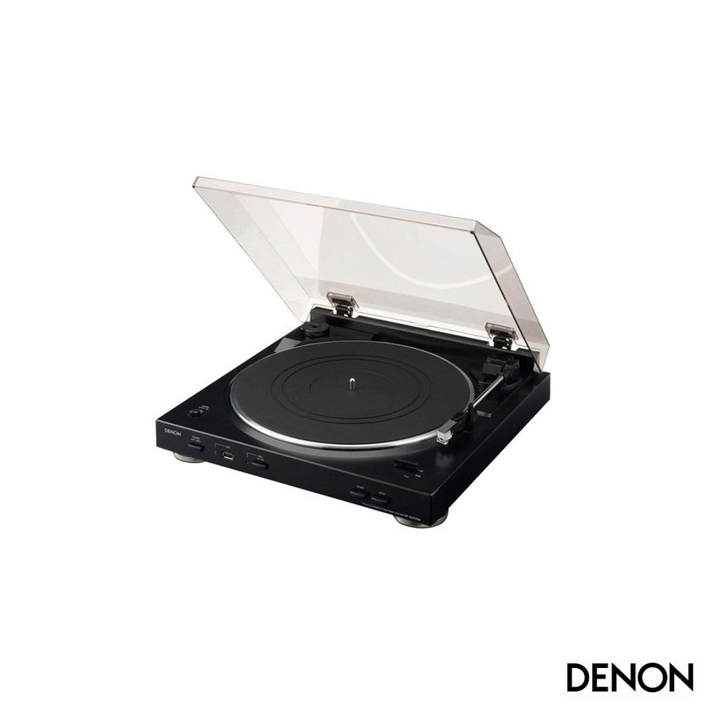 Denon - DP-200USB Record Turntable - Black